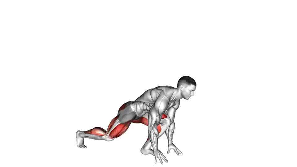 Thumbnail for the video of exercise: Split Sprinter Low Lunge