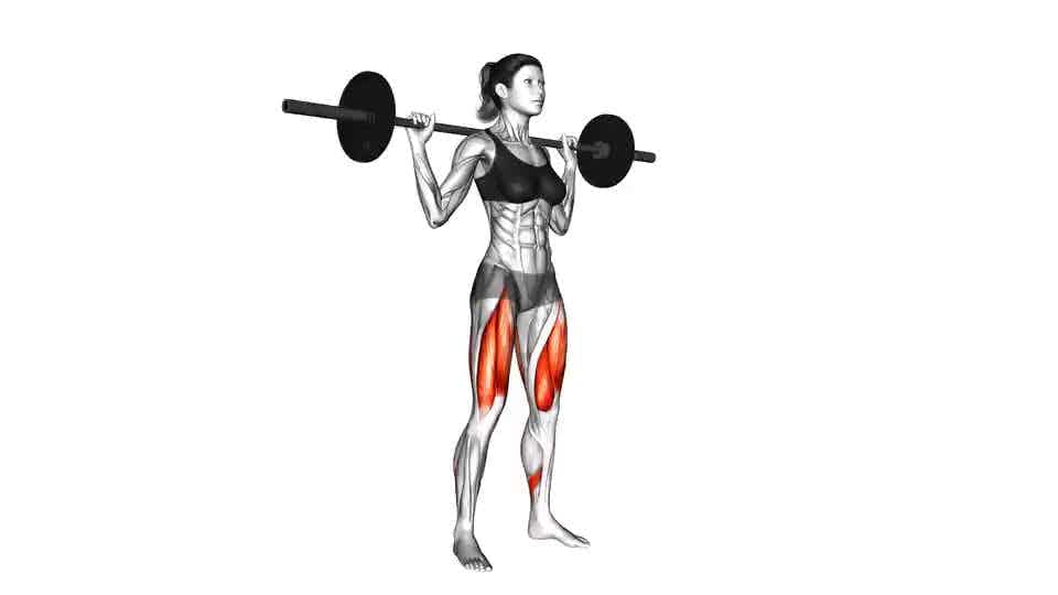 Thumbnail for the video of exercise: Barbell Squat