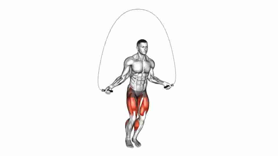 Thumbnail for the video of exercise: Side-to-Side Jump Rope