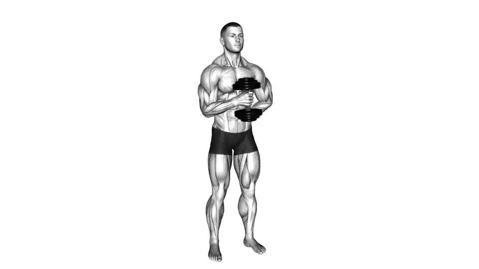 Thumbnail for the video of exercise: Dumbbell External Rotation