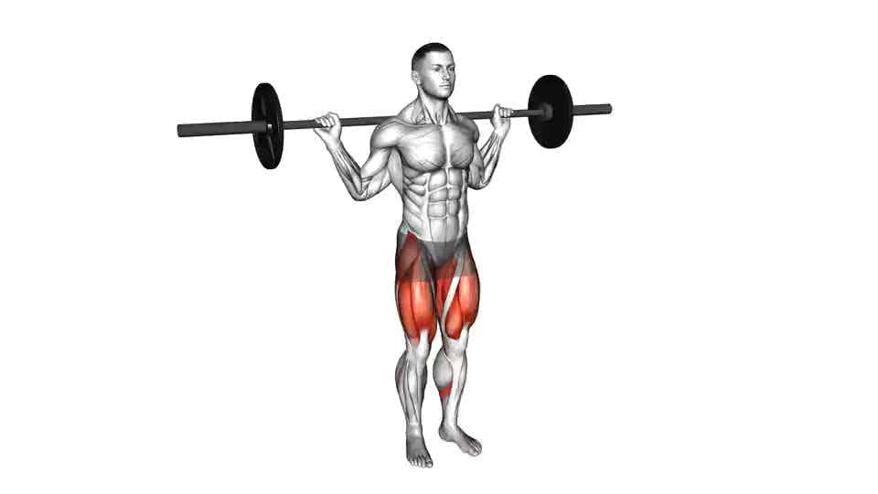 Thumbnail for the video of exercise: Barbell Curtsey Lunge