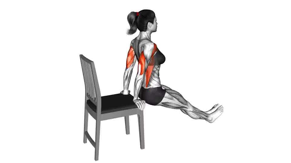 Thumbnail for the video of exercise: कुर्सी सह तलस्य उपरि डुबकी मारतु
