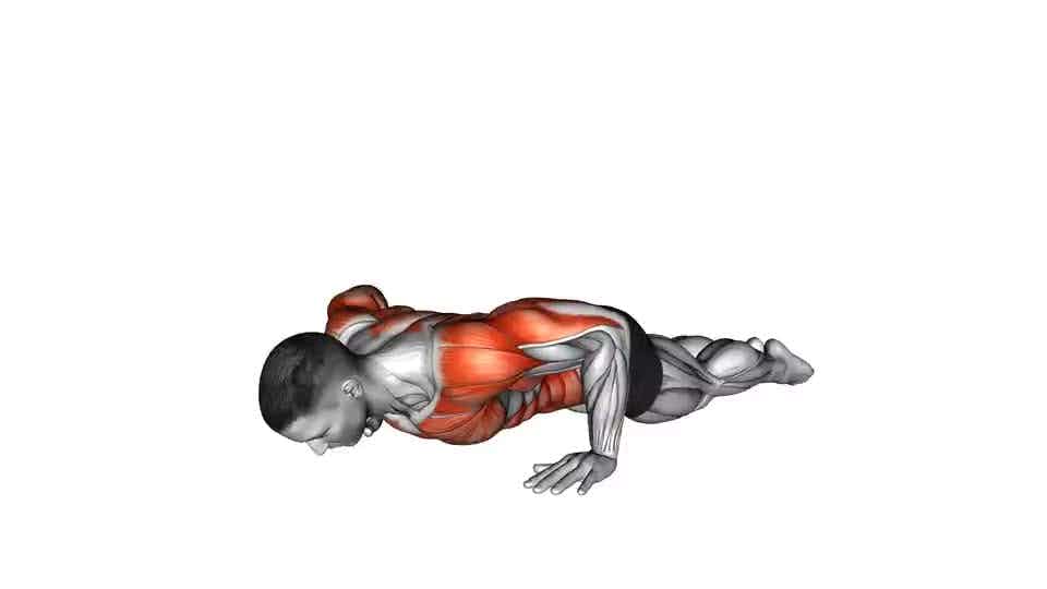 Thumbnail for the video of exercise: Bodyweight Kneeling Push-up Row