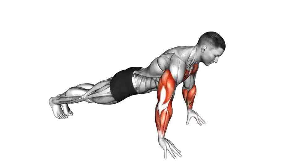 Incline push-up exercise instructions and video