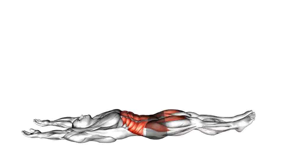 Thumbnail for the video of exercise: Doble abdominal en V hacia arriba