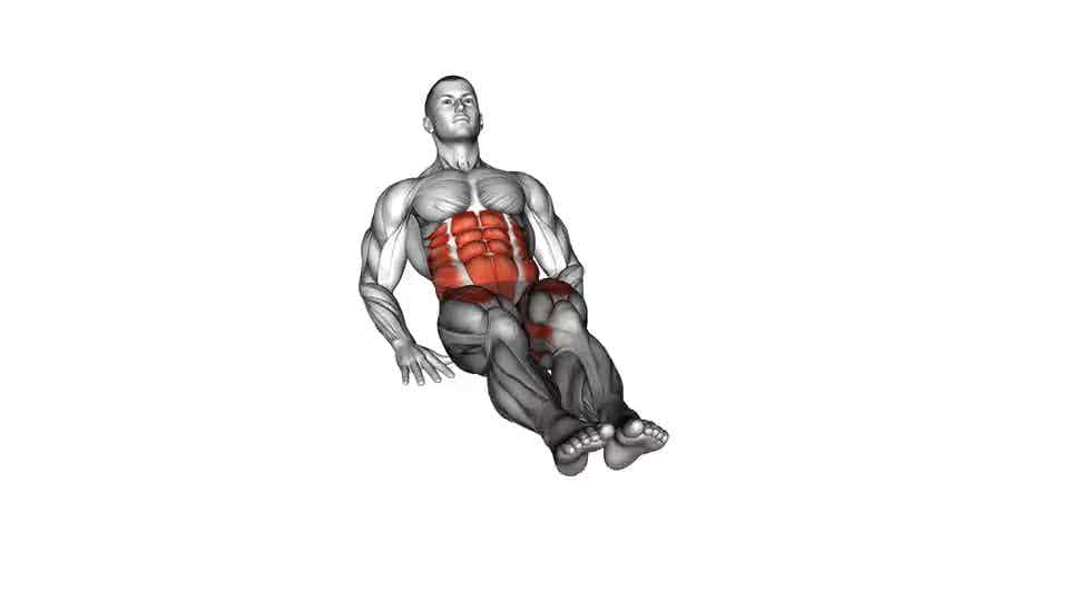 Thumbnail for the video of exercise: Seated 8 Leg Crunch