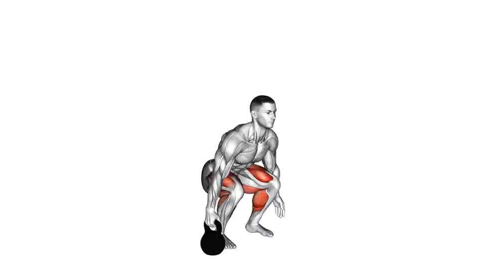 Thumbnail for the video of exercise: Kettlebell Suitcase Deadlift