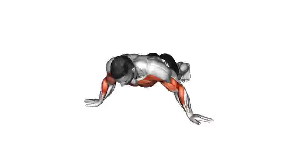 Thumbnail for the video of exercise: One Side Archer Push-up