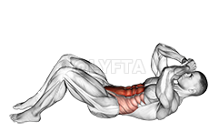 Thumbnail for the video of exercise: 3/4 Sit-up