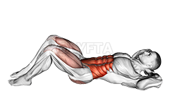 Thumbnail for the video of exercise: Cross Body Crunch