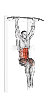 Thumbnail for the video of exercise: Hanging Pike