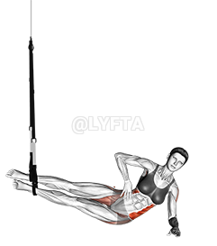 Thumbnail for the video of exercise: Pont ya côté suspension