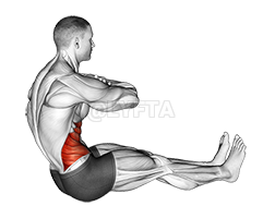 Thumbnail for the video of exercise: Spine Twist