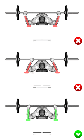 Thumbnail for the video of exercise: Chest Bench Press - Grip Width