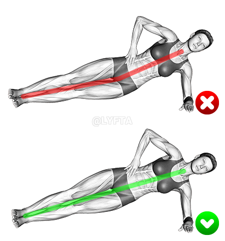 Thumbnail for the video of exercise: Plancha lateral - trasero