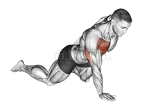 Thumbnail for the video of exercise: Single Arm Push-up