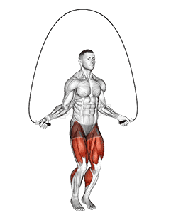 Thumbnail for the video of exercise: High Jump Rope