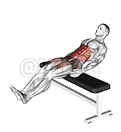 Thumbnail for the video of exercise: Seated Alternate Crunch