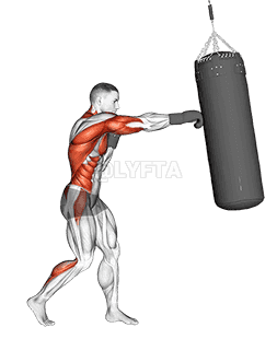 Thumbnail for the video of exercise: Boxing Right Cross