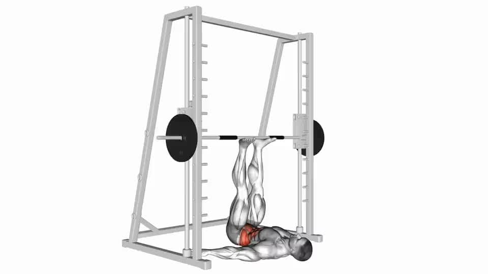 Thumbnail for the video of exercise: Smith ka Hip Raise ye