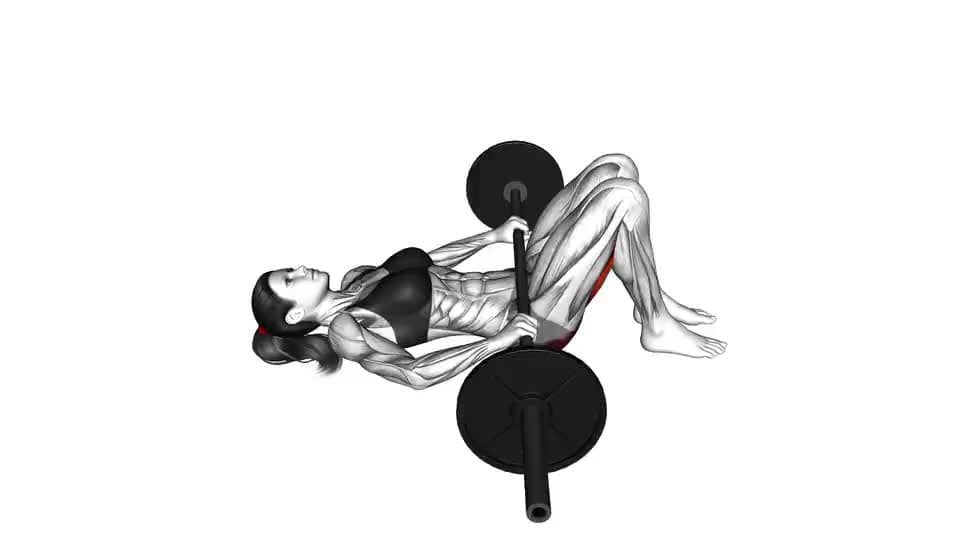 Thumbnail for the video of exercise: Barbell Glute Pont ye