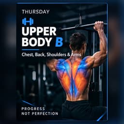 Quinta-feira — Upper B/ Thursday	Upper Body B