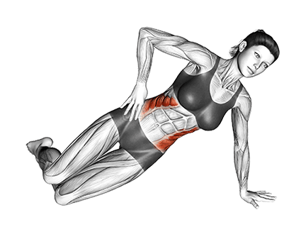 Bent-Knee Side Plank demonstration