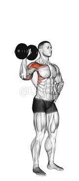 Dumbbell One Arm Shoulder Press demonstration