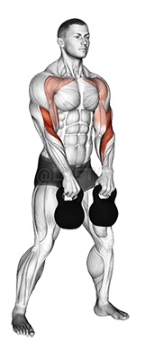 Kettlebell Double Alternating Hang Clean