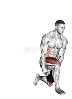 Kettlebell Lunge Pass Through demonstration