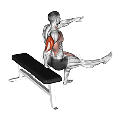 Thumbnail for the video of exercise: One Arm Dip