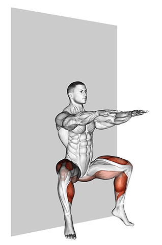 Plyo Sit Squat demonstration