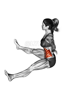 坐姿扭转 demonstration