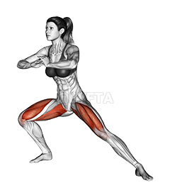 Side Lunge Stretch demonstration