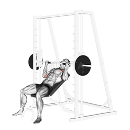 Smith Incline Reverse-grip Press demonstration