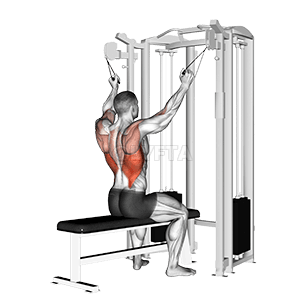 Kembar pemegang cengkaman selari tarik ke bawah demonstration