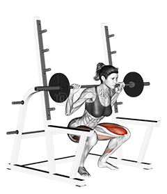 Image of Barbell Full squat 