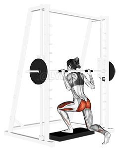 Smith rear lunge demonstration