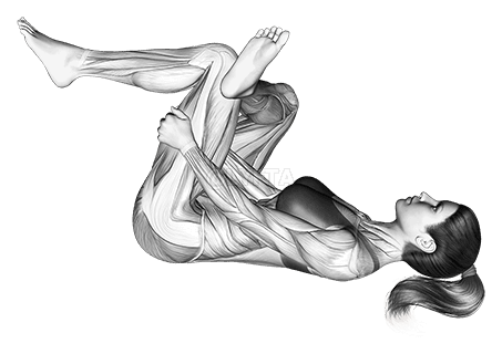 Lying Glute Stretch demonstration