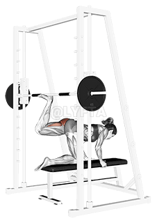 Smith kneeling rear kick demonstration