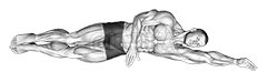 Side Lying Floor Stretch demonstration