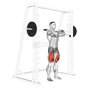 Smith Front Squat demonstration