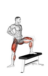 Thumbnail for the video of exercise: Transverse Step Up