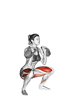 Kettlebell Front Squat
