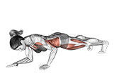 Front Plank to Push up