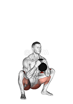 Kettlebell Goblet Squat Mobility demonstration