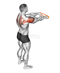 Resistance Band Rear Fly demonstration