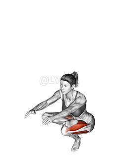 Aerial Squat demonstration