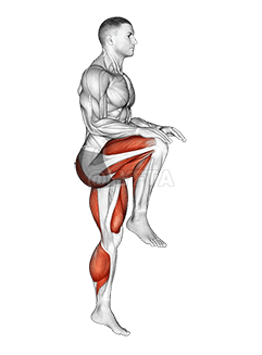 Thumbnail for the video of exercise: Course aux genoux hauts