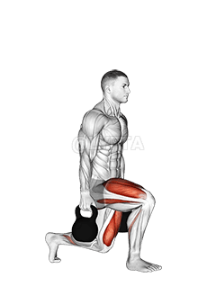 Kettlebell Backward Lunge